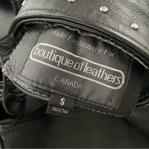 Boutique Of Leathers Studded Biker Motorcycle Riding Chaps Womens Size Medium - Picture 2 of 14